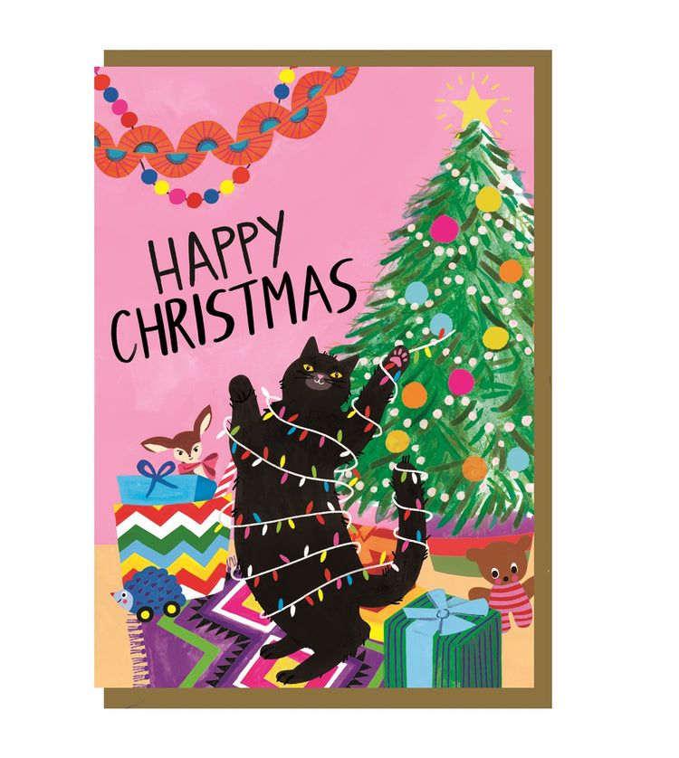 Happy Christmas Cat Card