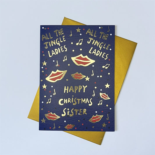 Sister Jingle Ladies Xmas Card