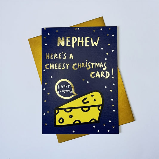 Nephew Cheesy Xmas Card