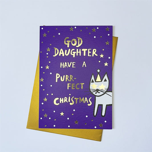 Goddaughter Xmas Card