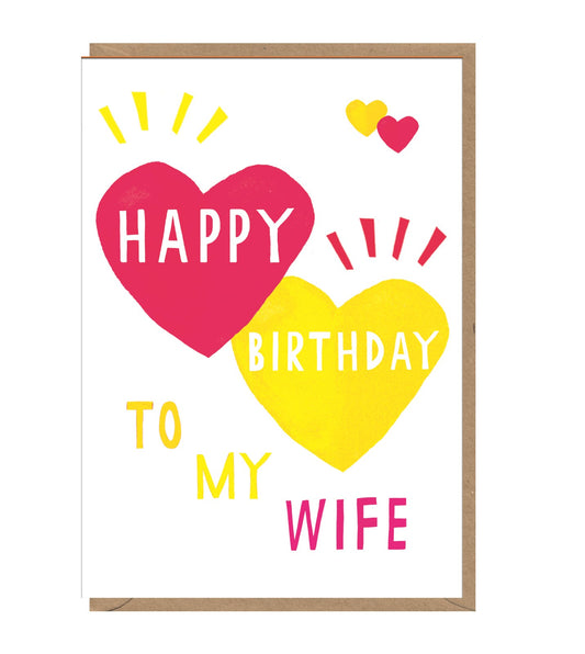 Happy Birthday to my Wife Card