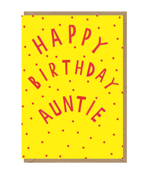 Happy Birthday Auntie Card