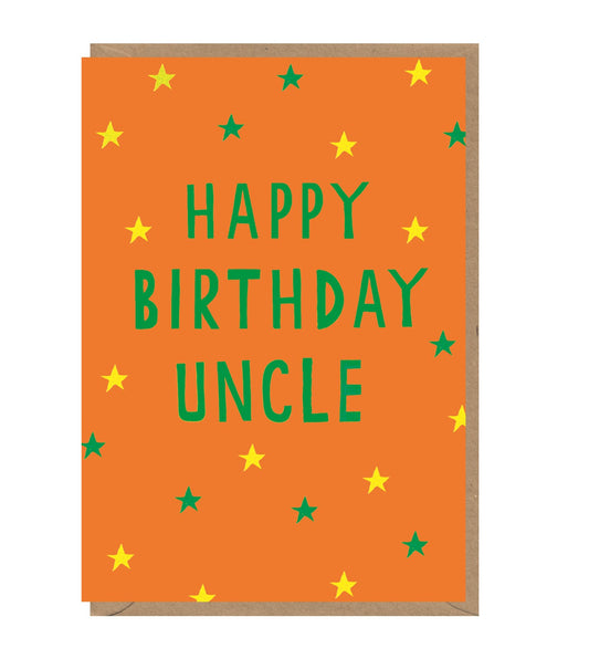 Happy Birthday Uncle Card