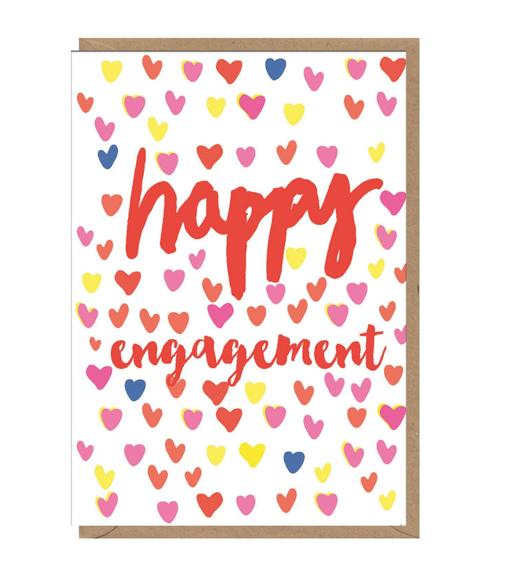 Happy Engagement Hearts