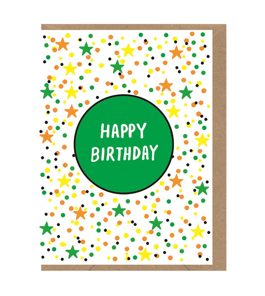 Neon Birthday Mini Card