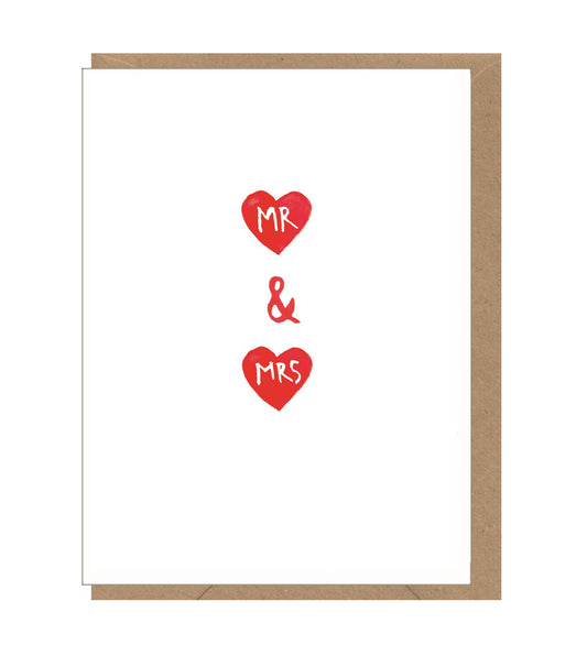 Mini Mr & Mrs Heart