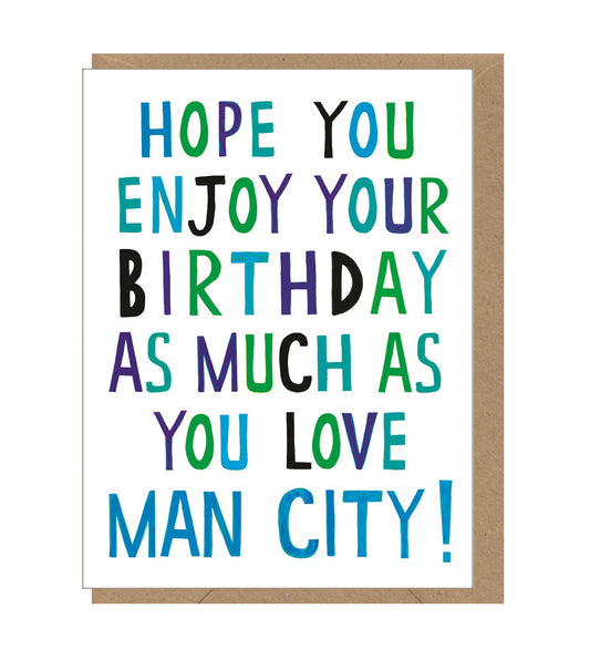 Mini Birthday Man City