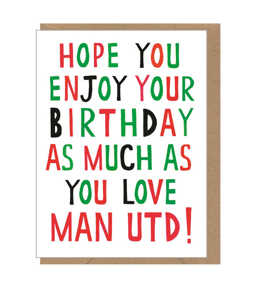 Mini Birthday Man United