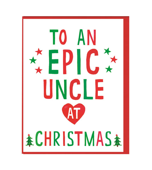 Xmas Epic Uncle Mini Card