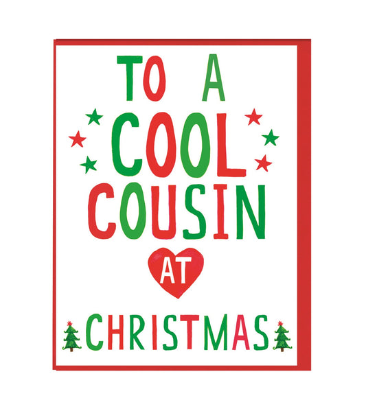 Xmas Cool Cousin Mini Card