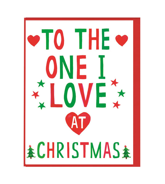 Xmas One I Love Mini Card