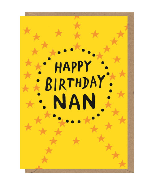 Happy Birthday Nan Card