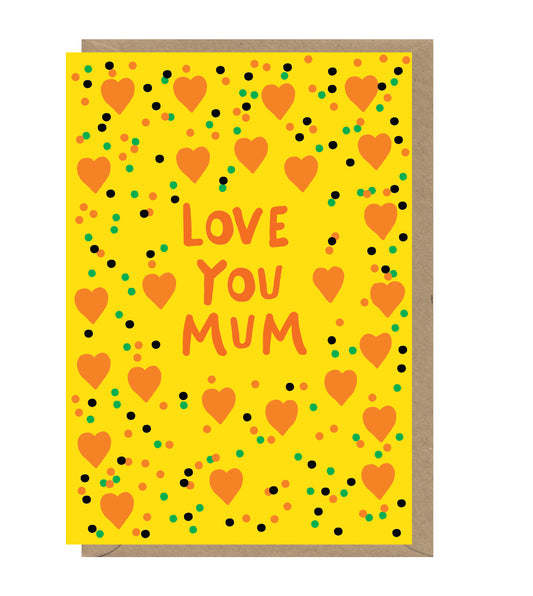 Love You Mum Neon Card