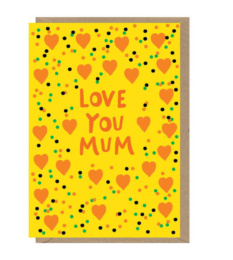 Love You Mum Neon Card