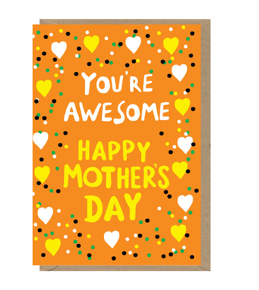 You're Awesome (Mum) Neon Card