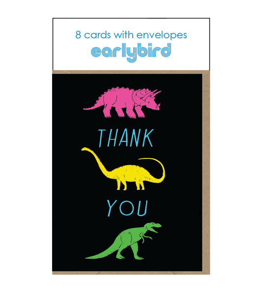 Neon Dinos Thank You Pack