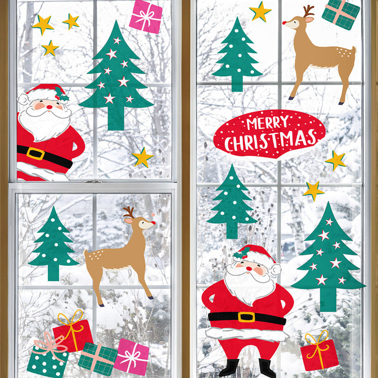 Easy Peasy Santa Window Clings